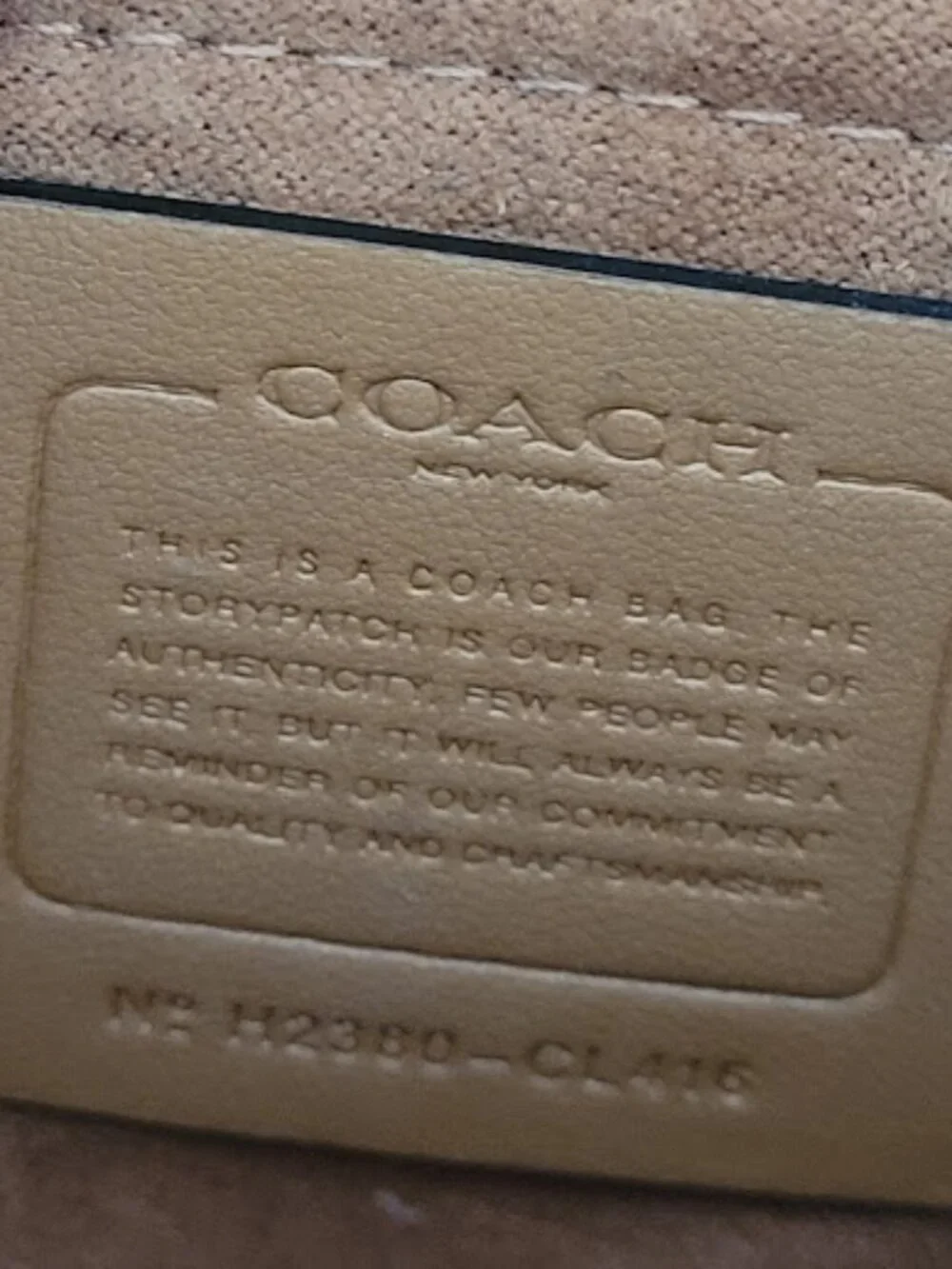 Coach Leather Crossbody